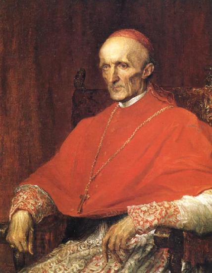 Georeg frederic watts,O.M.S,R.A. Cardinal Manning oil painting picture
